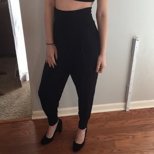 Super high waisted joggers
